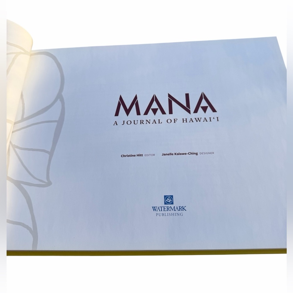 Mana A Journal of Hawaii Hardcover Book Watermark Publishing - Picture 4 of 16